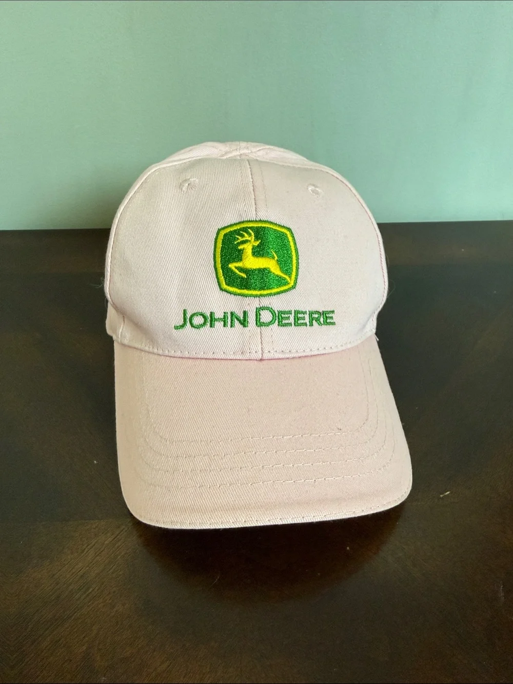 Pink John Deere toddler/kids hat. Like new. Never worn!